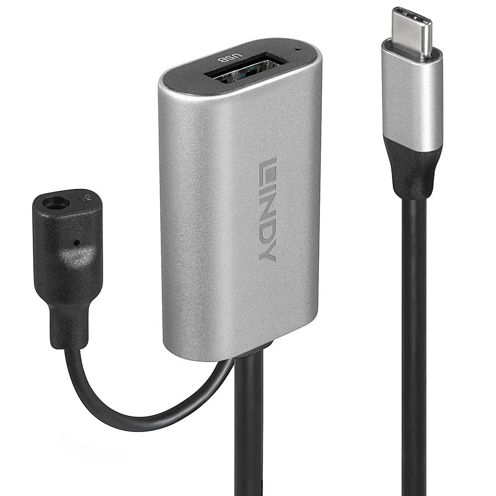 5m USB 3.1 C/A aktiivinen jatkojohto