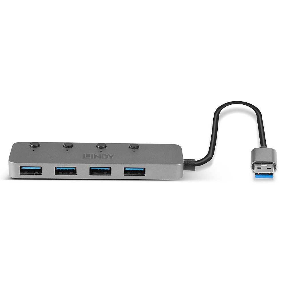4Port USB 3.0 -keskitin, jossa on On/Off-kytkin
