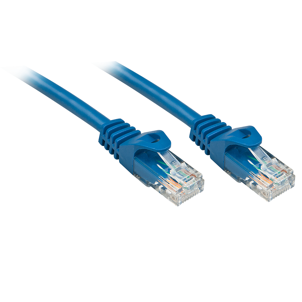 Liitäntäkaapeli Basic Cat6 U/UTP, sininen, 2m