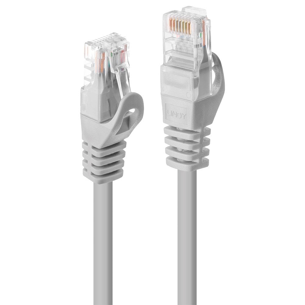 10m CAT5e U/UTP Snagless verkkokaapeli, harmaa