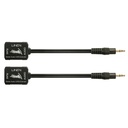 3.5mm Stereo Analoginen Audio CAT5/6 Extender, 100m.