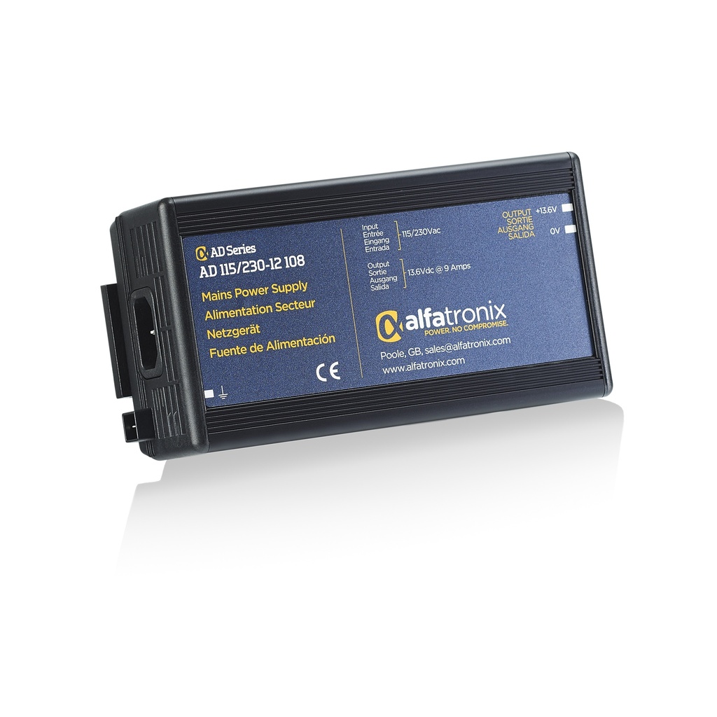 ALFATRONIX AD 115/230-24 108 24V 108W teholähde, laaja sisääntuloalue