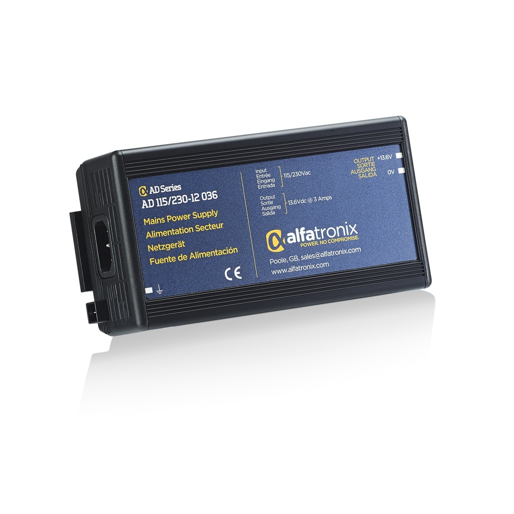 ALFATRONIX AD 115/230-48 036 48V 36W teholähde, laaja sisääntuloalue