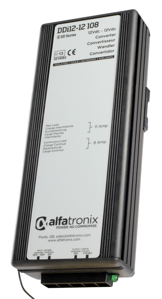[DDi 12-12 108] ALFATRONIX DDi 12-12 108 9A 12V/12V jännitteenerotin