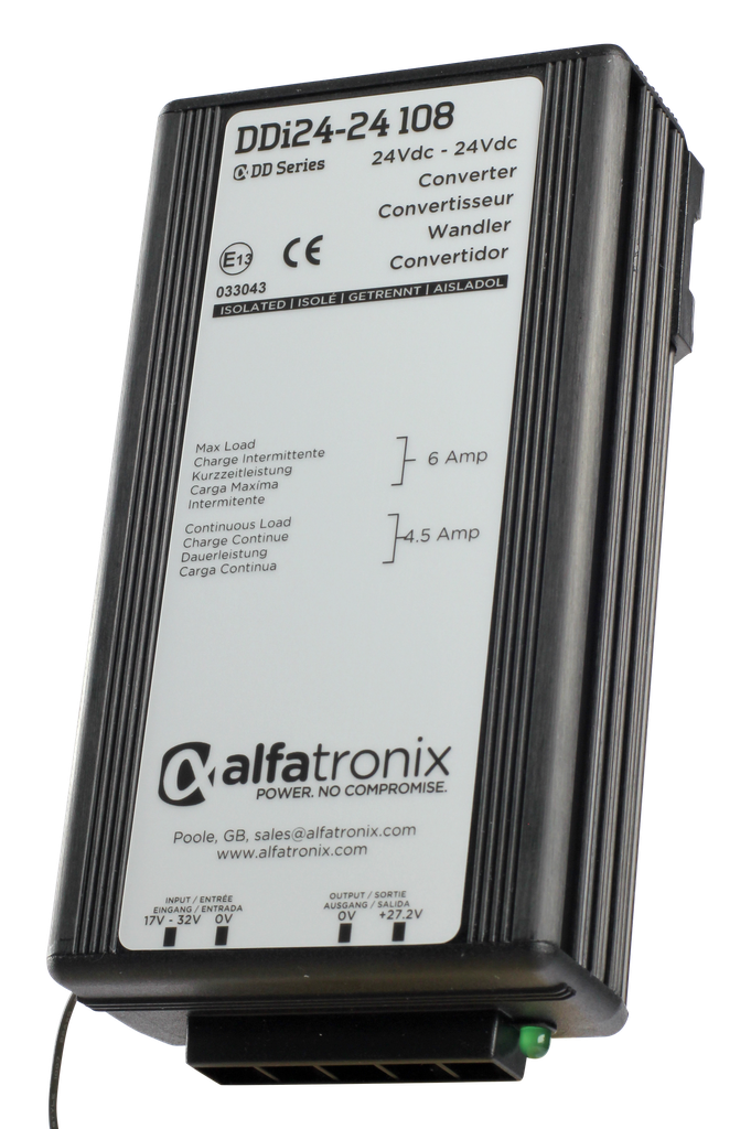 [DDi 24-24 108] ALFATRONIX DDi 24-24 108 4,5A 24V/24V jännitteenerotin