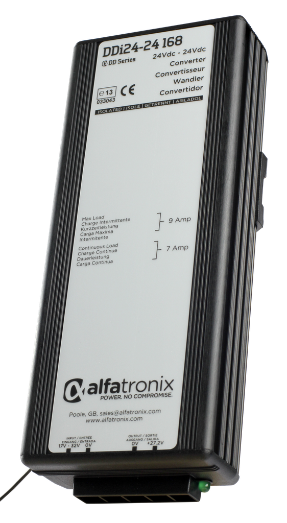 ALFATRONIX DDi 24-24 168 7A 24V/24V jännitteenerotin