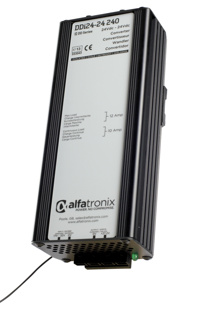 [DDi 48-24 240] ALFATRONIX DDi 48-24 240 10A 48V/24V eristetty jännitemuunnin