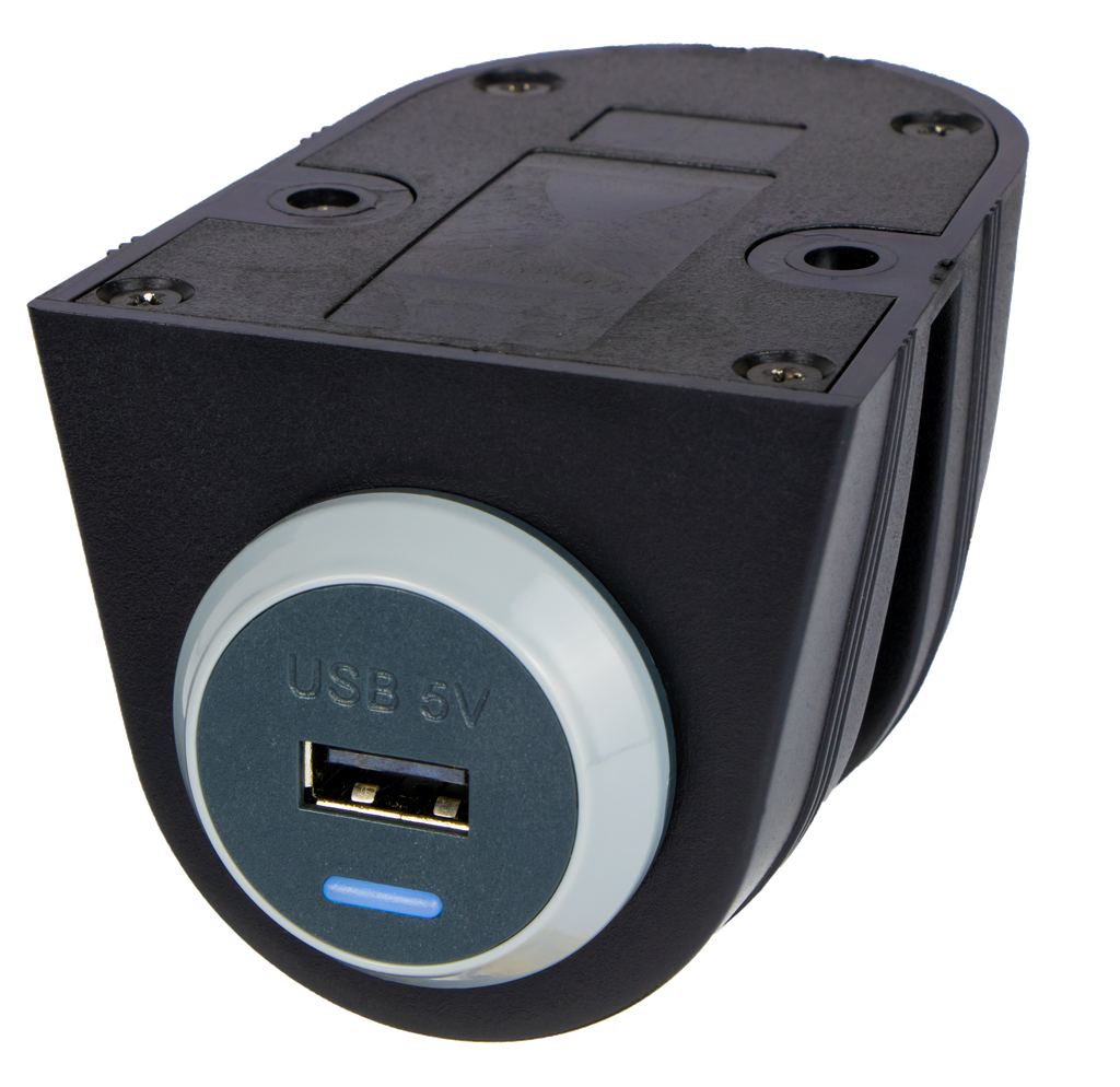 ALFATRONIX PVPro-A-Assy Underseat USB Pod, sis. yhden USB-A-laturin.