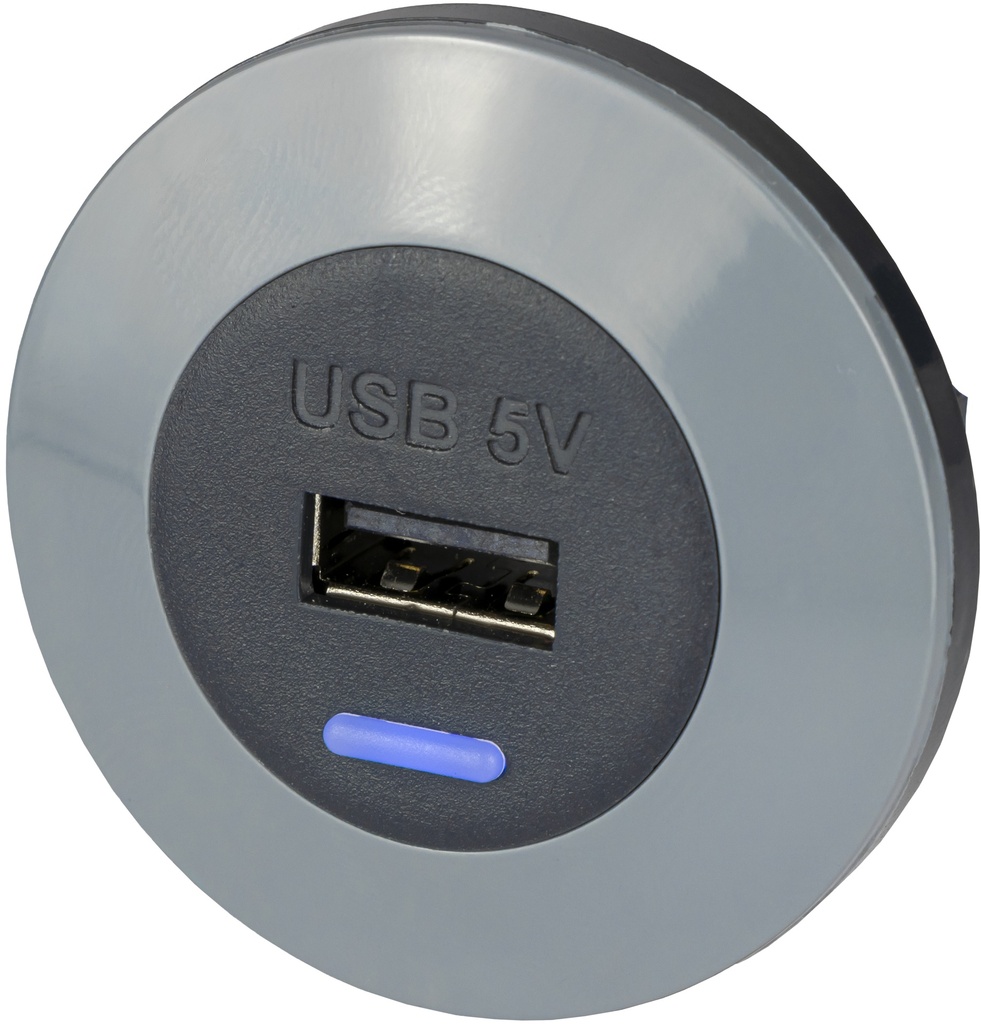 ALFATRONIX PVPWP-AFf USB-laturi, yksi USB-A, etupuolelle sopiva, IP65
