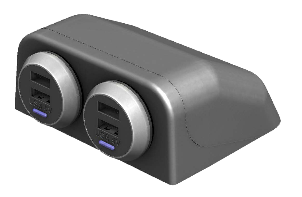 [USB-TPOD] ALFATRONIX USB-TPOD Pöytäjalusta (2 yksikölle, ei sisälly)