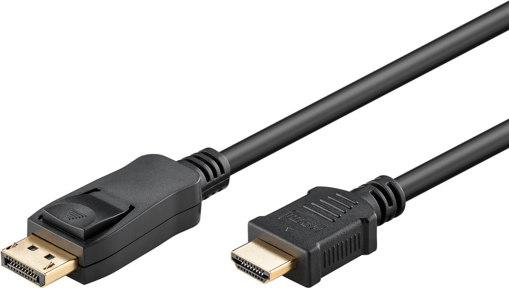 GOOBAY 64836 - DP/HDMI KAAPELI (DP 1.2/HDMI 1.4) G 0200 2,0m MUSTA