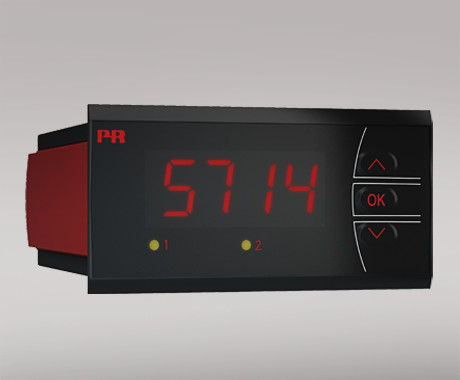 PR ELECTRONICS 5714D - LED-näyttö ohjelmoitava 2 relettä ja analogilähtö