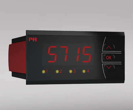 PR ELECTRONICS 5715B - LED-näyttö ohjelmoitava 4 relettä
