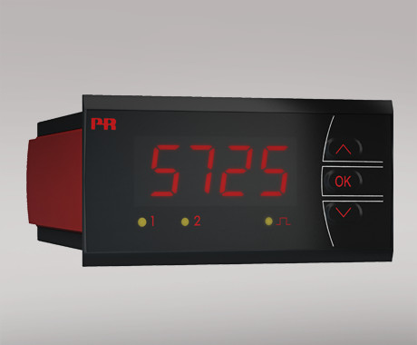 PR ELECTRONICS 5725D - LED-näyttö ohjelmoitava 2 relettä ja analogilähtö
