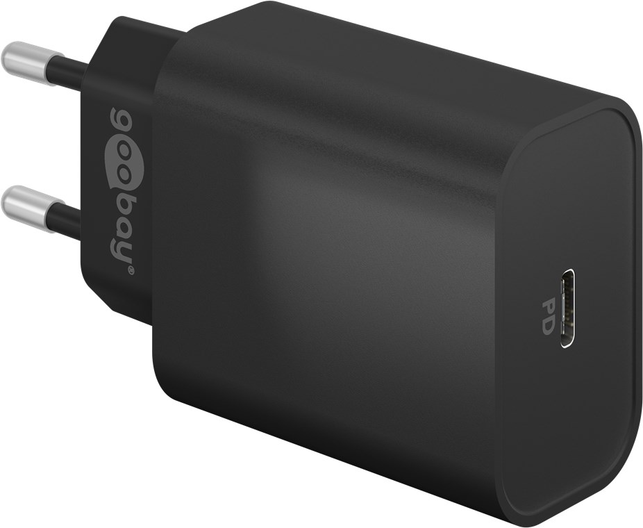 [61742] GOOBAY 61742 - USB-C PD-pikalaturi (45 W) musta 1x USB-C-portti (Power Delivery)