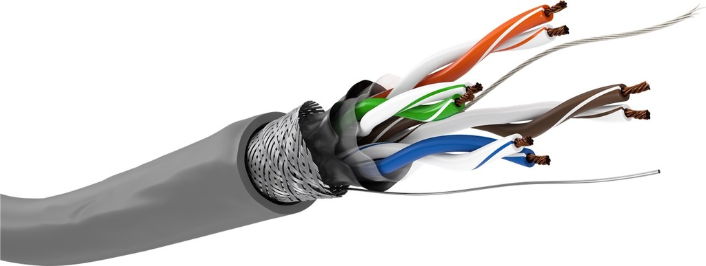 GOOBAY 15014 - LAN CAT 5  SF/UTP HARMAA CU 100m  CPR