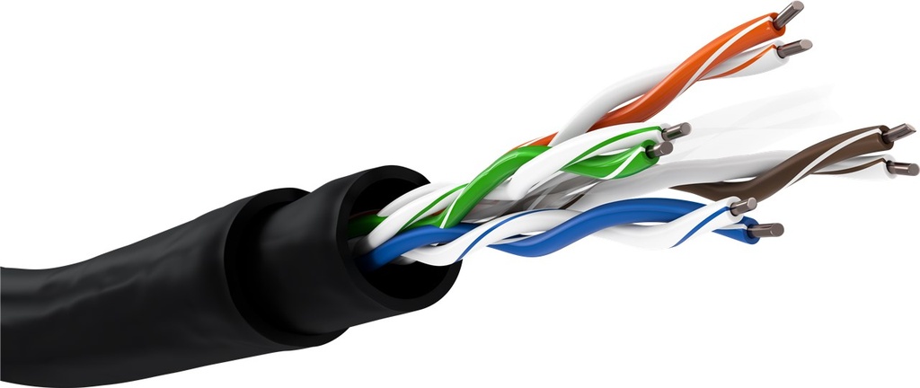 GOOBAY 94399 - LAN CAT 6 ULKOKÄYTTÖ YKSISÄIKEINEN U/UTP CCA 305m