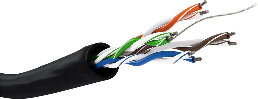 GOOBAY 57198 - LAN CAT 5 ULKOKÄYTTÖ YKSISÄIKEINEN U/UTP CCA 100m