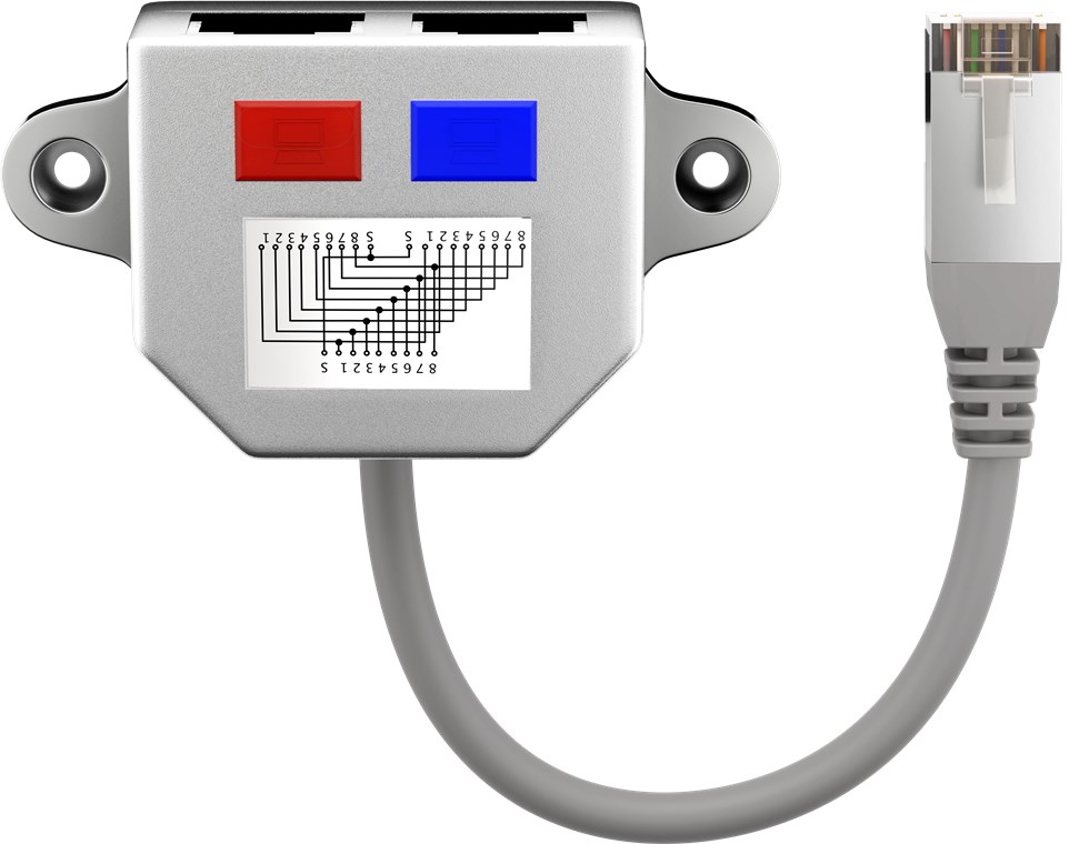 GOOBAY 68911 - NET CAT T-ADAPTERI 1:1