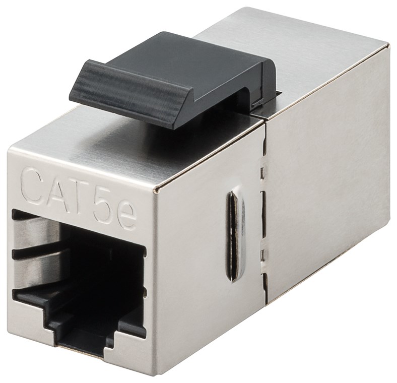 [51444] GOOBAY 51444 - NET Keystone CAT 5e STP 2xF RJ45 COUPLER OHUT