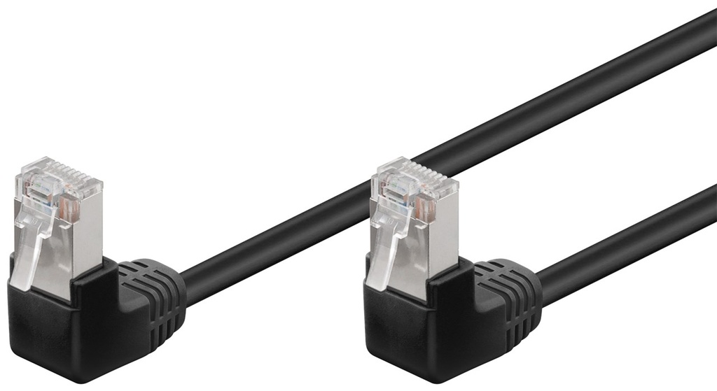 GOOBAY 96079 - CAT 5-0200 F/UTP (2x90 DEC) MUSTA 2m