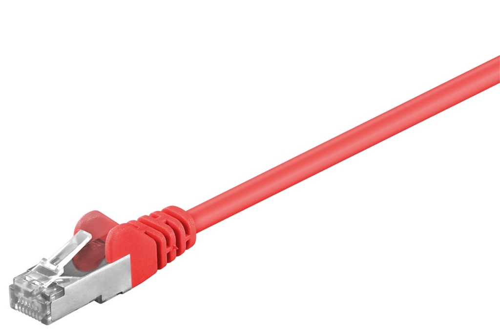 GOOBAY 50151 - CAT 5-0100 F/UTP PUNAINEN 1m