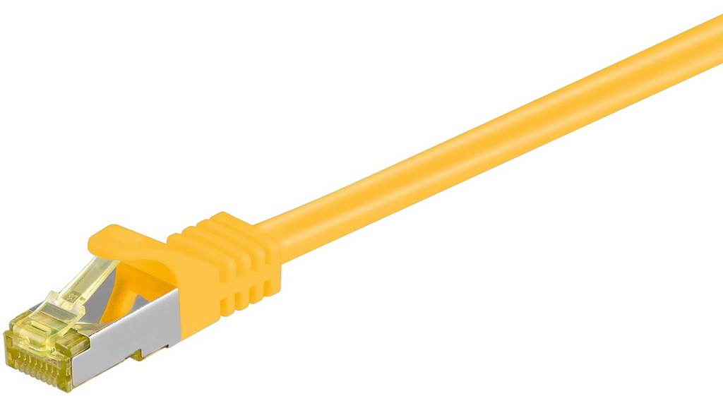 [91575] GOOBAY 91575 - CAT 7-0050 S/FTP PIMF RJ45 LSZH KELTAINEN 0.50m