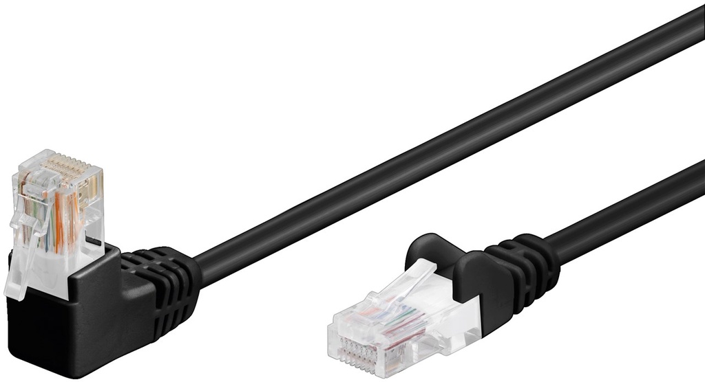 GOOBAY 94170 - CAT 5-0050 U/UTP (1x90 DEC) MUSTA 0.50m