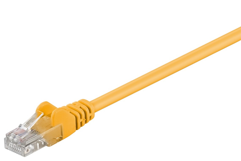 GOOBAY 68351 - CAT 5-1500 U/UTP KELTAINEN 15m