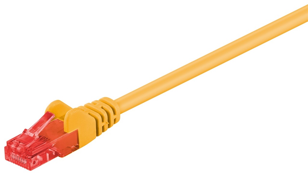 GOOBAY 95590 - CAT 6-0150 U/UTP LC KELTAINEN 1.5m