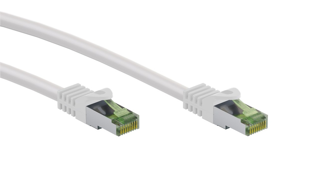 [61110] GOOBAY 61110 - CAT 8.1-1500 S/FTP AWG26 LSZH VALKOINEN 15m