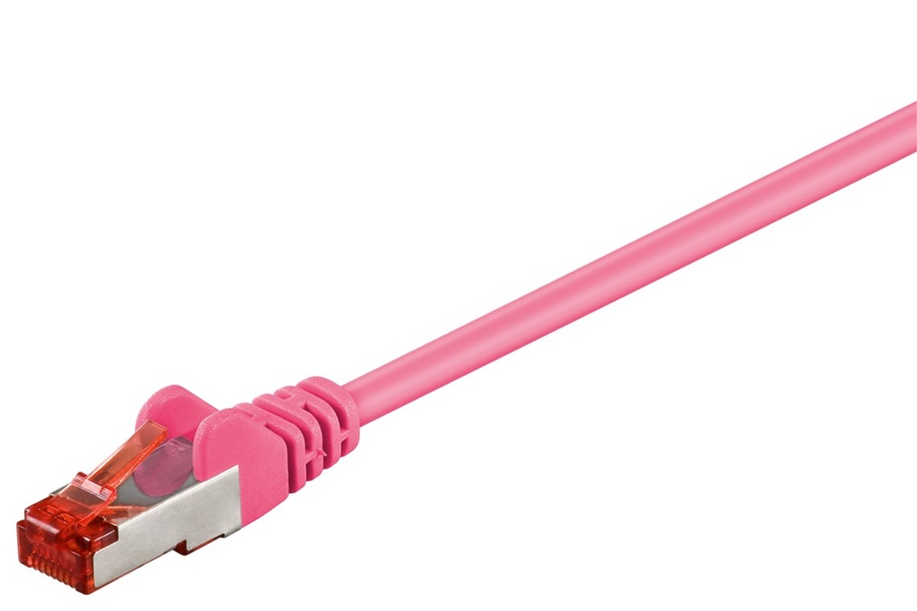 GOOBAY 93434 - CAT 6-0100 S/FTP PIMF CU LSZH MAGENTA  1m
