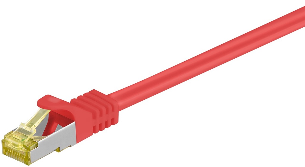 GOOBAY 91580 - CAT 7-0050 S/FTP PIMF RJ45 LSZH PUNAINEN  0.50m