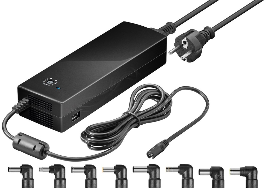 GOOBAY 55004 - NTS U 12-24V/134,5W 8-adpt. (100-240V)