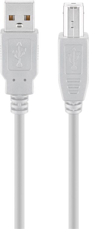 GOOBAY 68712 - USB KAAPELI AB 180 LC HiSpeed 2.0 HARMAA 1.8m