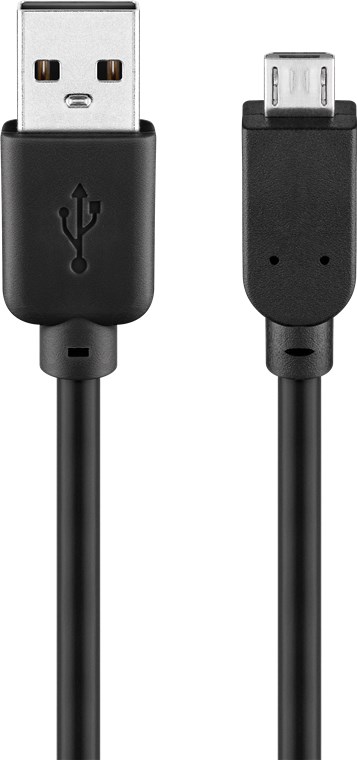 GOOBAY 95736 - USB KAAPELI MICRO-B 015 MUSTA 0.15m