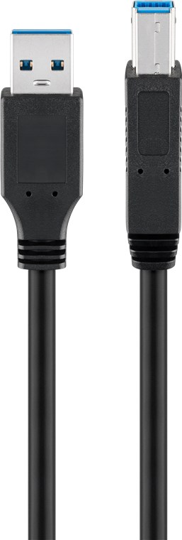 GOOBAY 95719 - USB KAAPELI 3.0 AB 100 MUSTA 1.0m