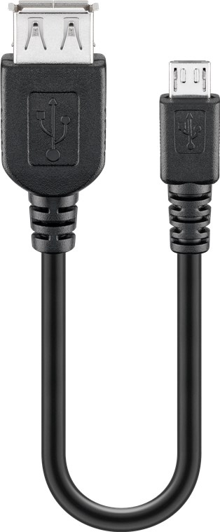 GOOBAY 95193 - USB KAAPELI ADAP A-F/MICRO-B M 0.20m