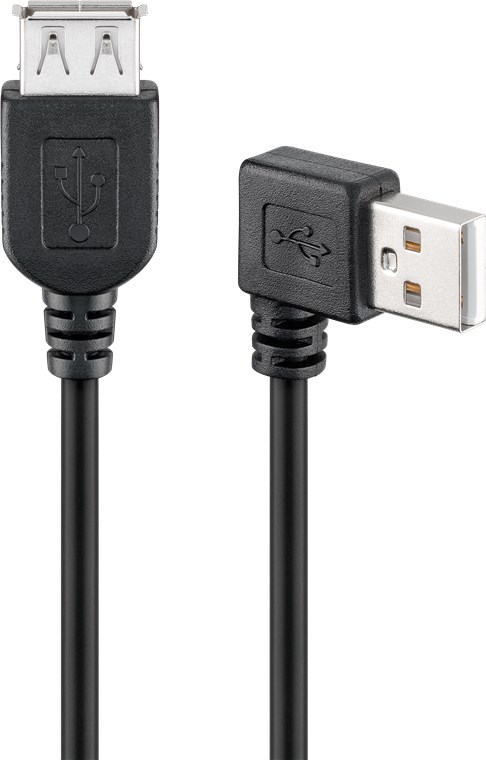 GOOBAY 95701 - USB KAAPELI JATKOKAAPELI AA 015 HiSpeed 90 DEC R 0.15m
