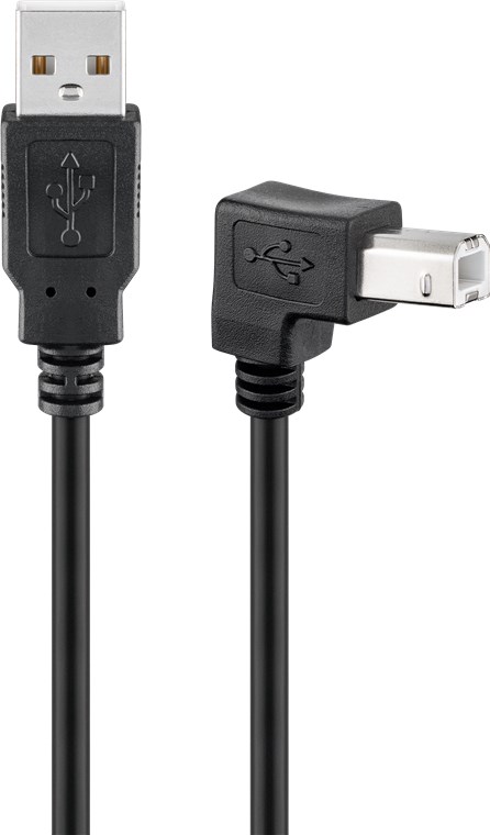 GOOBAY 95118 - USB KAAPELI AB 500 90 DEC  HiSpeed 2.0 5m