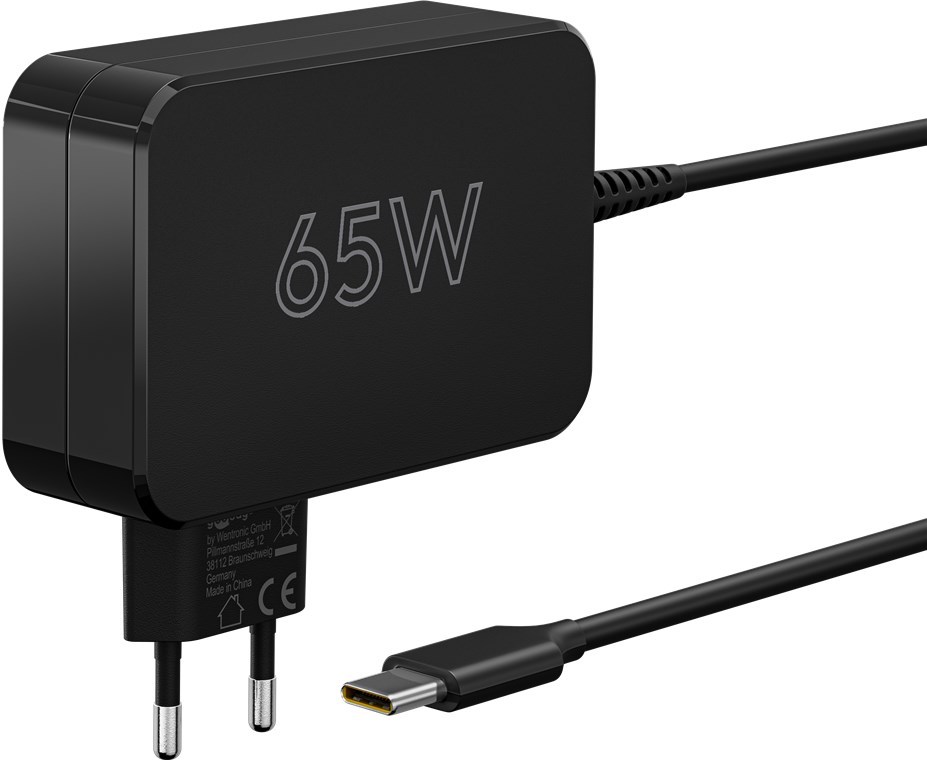 GOOBAY 65419 - USB-C laturi kannettaville tietokoneille 65W Musta