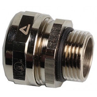 [712.017.1] ANAMET 712.017.1 - COMPACT FITTING STRAIGHT NICKEL PLATED BRASS, IP 66/67 - M 20 x 1,5 - 3/8" SUOJALETKULIITIN METALLI