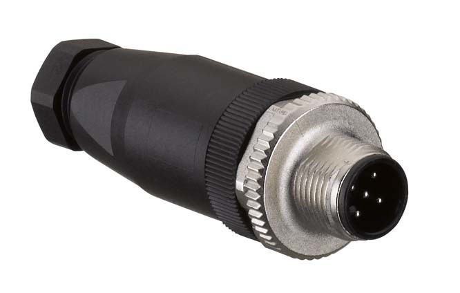LEUZE 50040155 - M12-liitin uros 4-napainen A-koodaus KS 095-4A