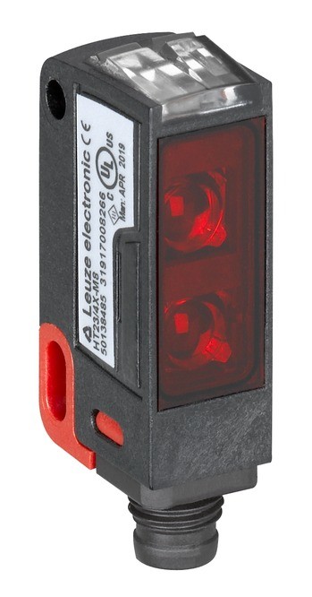 LEUZE 50138493 - Läpivalaiseva valosähköinen anturi vastaanotin 0-15m punainen 10-30V 1xPNP M8 IP67 LE23/4X-M8
