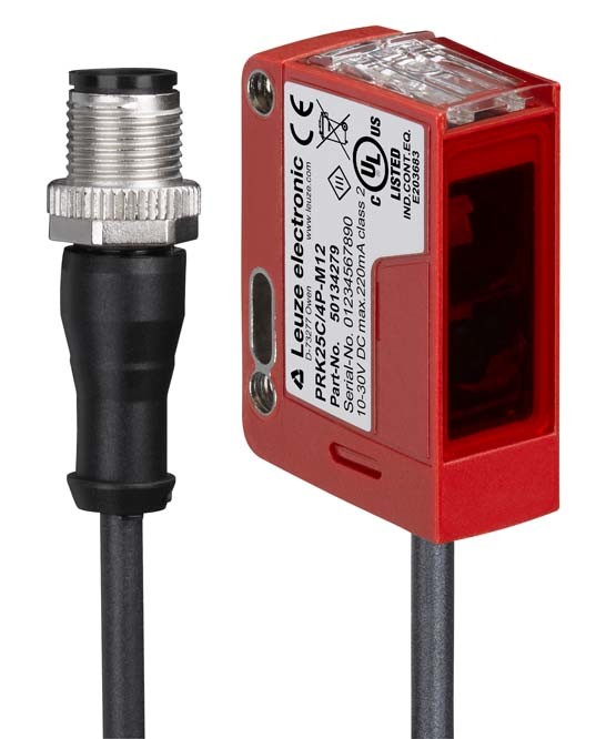 [50134218] LEUZE 50134218 - Diffuusi anturi kohdeheijastava 0-1,2m punainen 10-30V M12 2xPNP IP67/IP69K HT25C/4P-200-M12
