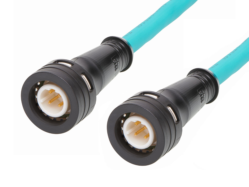[1204061017] MOLEX 1204061017 Ultra-Lock 2.0 (M12) 4-Poles Male-Male Green 1.0m PROFINET