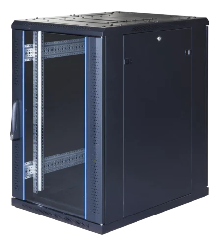 TOTEN 19-G6018GP - 19" Lattiakaappi 18U 600x1000mm max 800kg musta