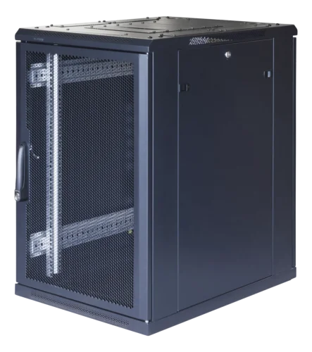 TOTEN 19-G6018PP - 19" Lattiakaappi 18U 600x1000mm max 800kg musta
