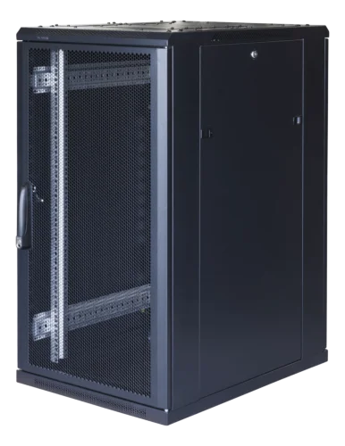 TOTEN 19-G6022PP - 19" Lattiakaappi 22U 600x1000mm max 800kg musta
