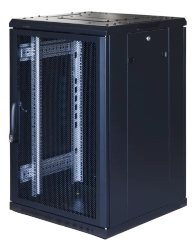 TOTEN 19-G6618PP - G3 19" Lattiakaappi 18U 600x600mm max 800kg musta